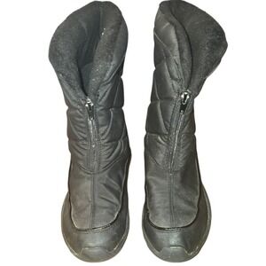 Target brand winter fashion all black boots Women's size 8